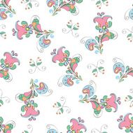 elegant background of flowers in a rustic style