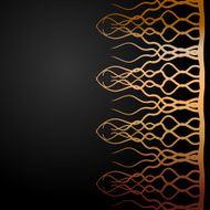 Dark gold metal background