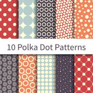 Polka Dot Geometric patterns
