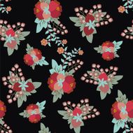 Vintage style floral pattern