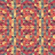 abstract retro geometric pattern
