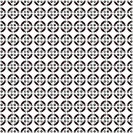 Seamless polka dots background in black and white