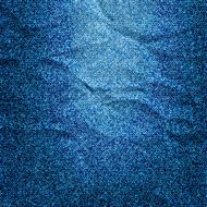 Background of crumpled Denim texture