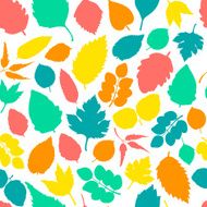 Seamless pattern with leaves N30