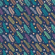 Seamless pattern with leaves N31