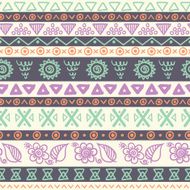 Tribal aztec seamless pattern N2