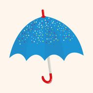 Umbrella theme elemets vector eps N95