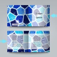 Brochure template with abstract background N14