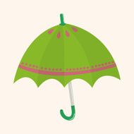 Umbrella theme elemets vector eps N101