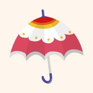 Umbrella theme elemets vector eps N104