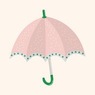 Umbrella theme elemets vector eps N105