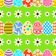Seamless Easter background green