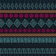 Tribal aztec seamless pattern N11