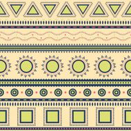 Tribal aztec seamless pattern N17