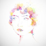Vector Abstract Woman