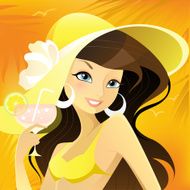 Girl in Hat N3