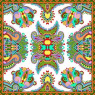 Traditional ornamental floral paisley bandanna Square ornament N8