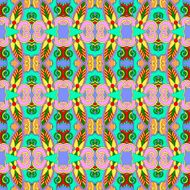 seamless geometry vintage pattern ethnic style ornamental backg N6