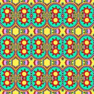 seamless geometry vintage pattern ethnic style ornamental backg N9
