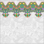 ornamental background with flower ribbon stripe pattern greeti N3