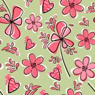 Seamless Floral Pattern N576