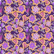 Seamless Floral Pattern N577