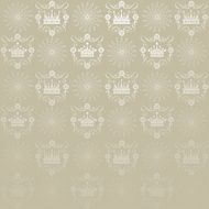 Damask Decorative Wallpaper Silver Color 2