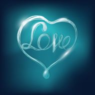 LOVE Happy Valentines day card Font Type N2
