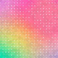 Mosaic colorful background of geometric shapes