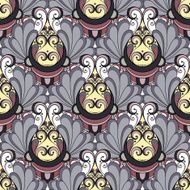 Seamless Ornate Pattern (Vector) N27