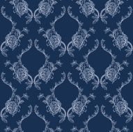 Elegance Seamless pattern with flowers ornament