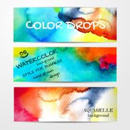 Vector watercolor N78