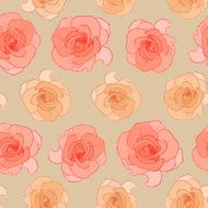 Seamless pattern with roses N8