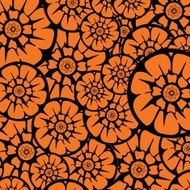 abstract floral pattern N39