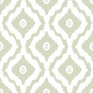 Abstract white ethnic seamless pattern