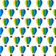 hot air balloon design pattern