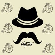Hipster design vector illustration N6