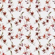 Watercolor grape pattern