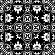 Vector Black Background Old Style 3