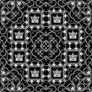Vector Black Background Old Style 4