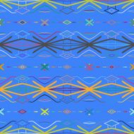 Vector seamless ethnic pattern N15