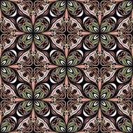 Seamless Abstract Kaleidoscope Pattern (Vector)