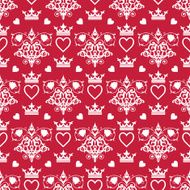 red wallpaper in old style N16