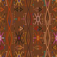 Vector seamless ethnic pattern N21