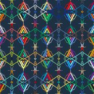 Vector seamless ethnic pattern N25