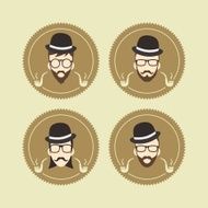 gentleman cartoon avatar N5