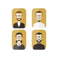gentleman cartoon avatar N6