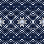Knitted Sweater Design Seamless Pattern N3