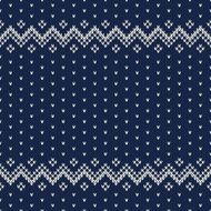 Knitted Sweater Design Seamless Pattern N4