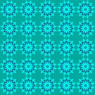 Green abstract geometric seamless pattern